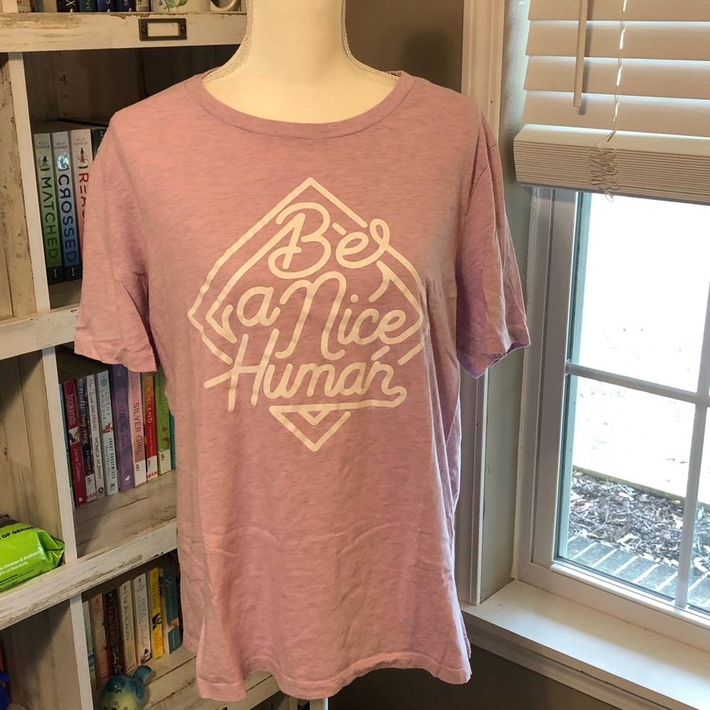 Bella Canvas “Be a Nice Human” shirt